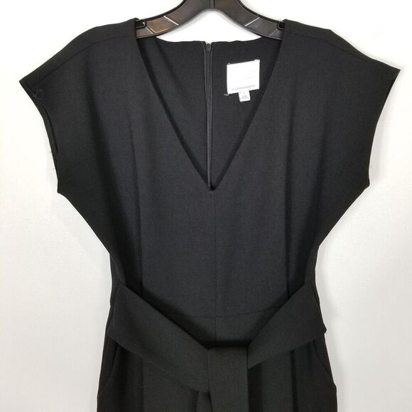Anthropologie ett:twa Women Sedona Cropped Jumpsuit Sz S Wide Leg Event Black - Picture 2 of 8